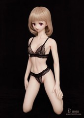 LDDOLL 1:3 60MS Semi White Girl Full Silicone Action Figure Body Fit BJD.DD Head