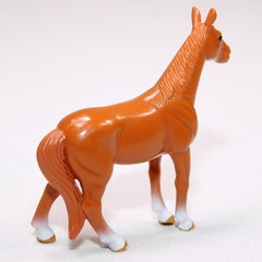 Horse Animal Toy Light Brown Mare PVC Action Figure 3.5″ Unbranded