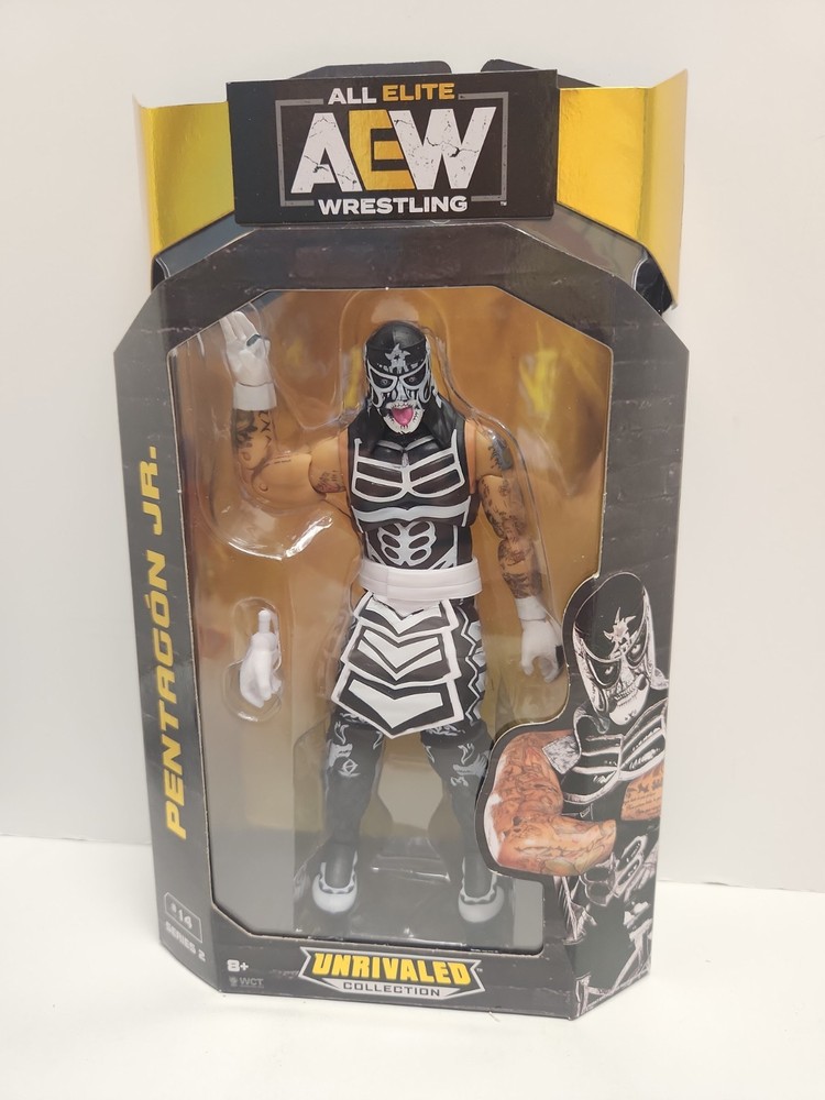 AEW Pentagon Jr. Unrivaled Collection Series 2 Action Figure Black/White 2020
