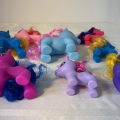My Little Pony Unicorn Lot of 8 Various Sizes 1 – 5” , 3- 4” And 4 – 3”