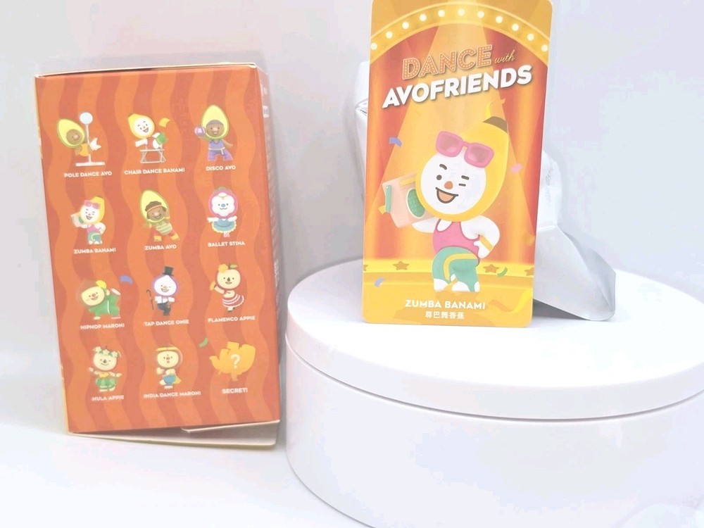Zumba Banami- Avofriends Dancing Series box Figures New Sealed Bag