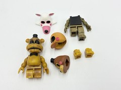 FNAF McFarlane Minifigure Golden Freddy Bear Five Nights at Freddys & Parts