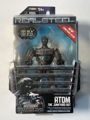 Jakks Pacific 2011 Real Steel Atom the Junkyard Bot Damage Battle Light Up EFX