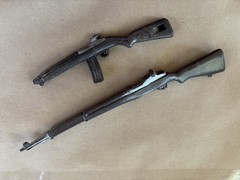 Vintage 1960’s 1970’s GI JOE GUNS,RIFLES LOT OF (2)