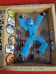 Stikbot X 3 NEW Blue, Green, Pink