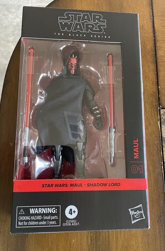 HASBRO STAR WARS THE BLACK SERIES – MAUL – SHADOW LORD – BRAND NEW AND SEALED