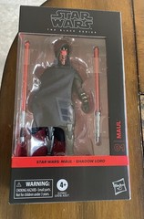 HASBRO STAR WARS THE BLACK SERIES – MAUL – SHADOW LORD – BRAND NEW AND SEALED