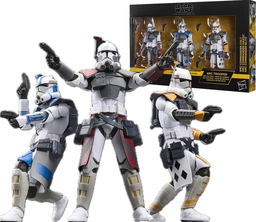 Star Wars Black Series 6″ ARC Trooper Commander Colt Havoc Blitz 3-Pack 260801
