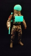 Custom 3D printed GI Joe Holster and pistol in multiple colors