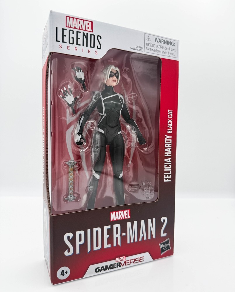 Marvel’s Spider-Man 2 Marvel Legends Gamerverse Felicia Hardy Black Cat – New!