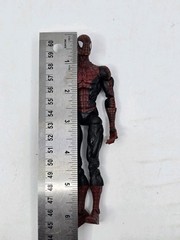 6″ Spider-man Action Figure Dark Suit Full Articulation Rare! 2008 Hasbro