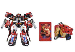 Metal Cardbot W Blaion Transformer Fire Ladder Truck Robot Toy 2025 Korea NEW