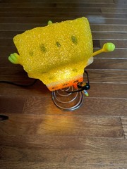 Nickelodeon SpongeBob Squarepants Electric Night Light Desk Lamp Plastic Resin