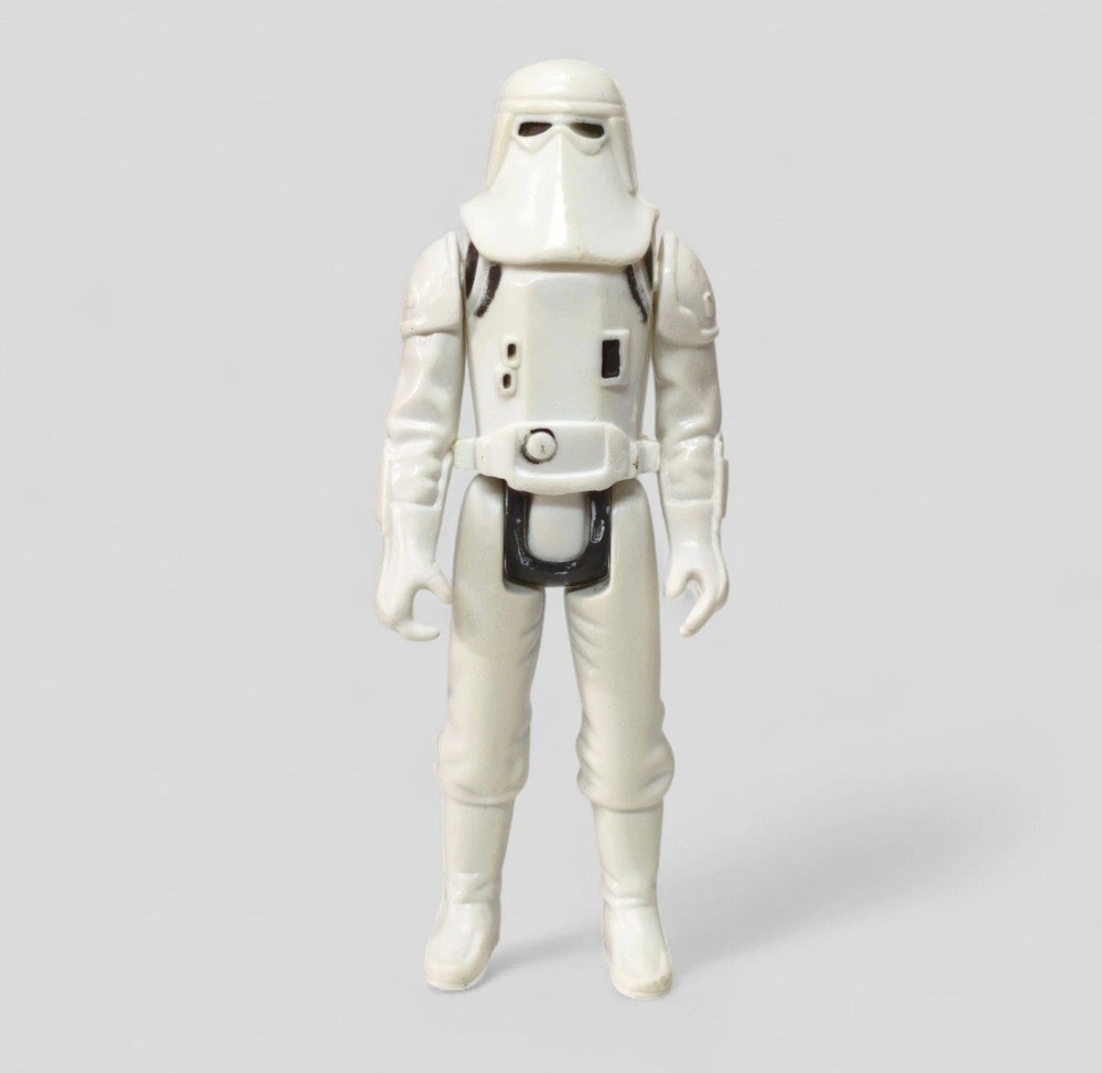 GLASSLITE SNOWTROOPER 🇧🇷 VINTAGE STAR WARS BRAZIL FIGURE 80’s