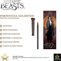 The Noble Collection Fantastic Beasts Porpentina Goldstein Wand Pen and Bookmark