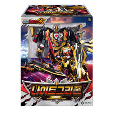 Korean TV Robot HELLO CARBOT Knight Gryphon Transformer Sword Shield Wings NEW