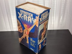 1979 Kenner Stretch X-Ray See-Thru Invader Figure Boxed w/ Box & Foam Insert