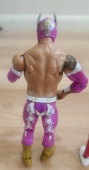 Lot 4 Mattel WWE 7″ Figures Jey Uso, Sin Cera, Samoa Joe, Dean Ambrose 2011,2017
