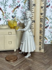 1:24 1950 Dollhouse Diorama Hostess Inspired by Marx with punch bowl set