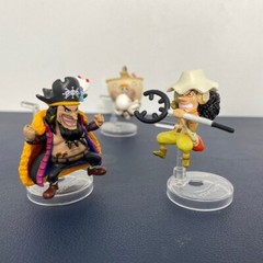 BANDAI Gashapon Figure One Piece Vol 7 naval battle of 6PCS Capsule Usopp Merry