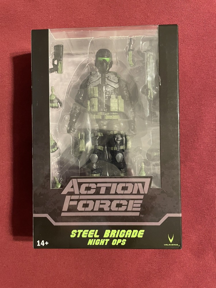 VALAVERSE ACTION FORCE NIGHT OPS STEEL BRIGADE NEW SEALED RARE!