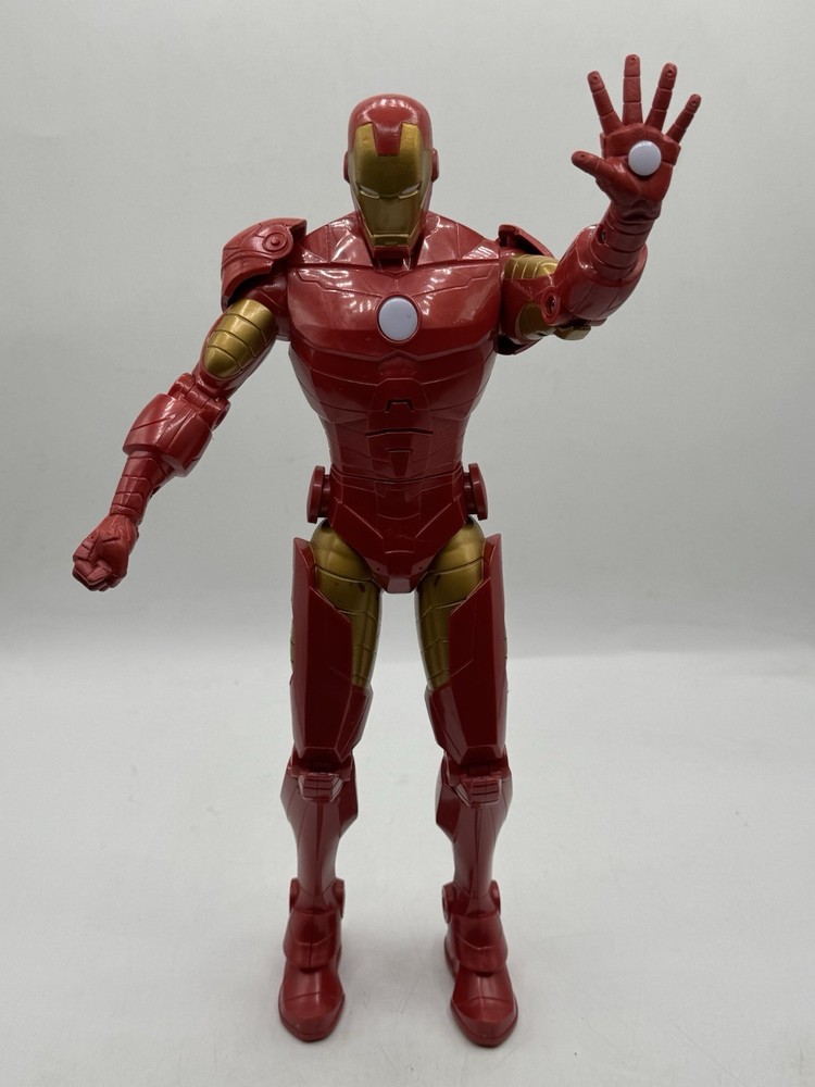 Marvel Comic Book Toy Disney Store Talking Iron Man Avenger Action Figure 13.5″