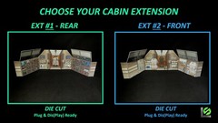 Cabin Extension – Command/Engine Module Bulkheads | 1976 Mattel Space 1999 Eagle