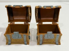 Lot Of 2 Fortnite Loot Treasure Chest Accessory Storage Jazwares NO Accessories
