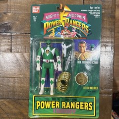 Vintage 1994 Bandai Auto Mighty Morphin Power Rangers Green Ranger Tommy