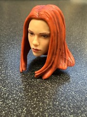 Marvel Legends BLACK WIDOW (HEAD STRAIGHT HAIR) 6″ Scale MINT (WINTER SOLDIER)