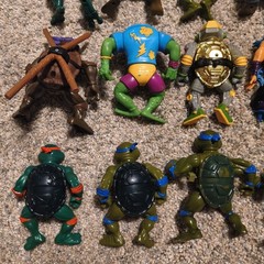 Vintage TMNT Action Figure Lot Of 18 (See Description)