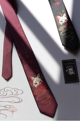 Anime Tie Cosplay Costume Accessories Fox Neck Adult unisex Clothing Men Women
