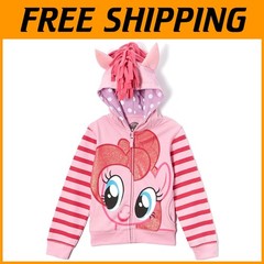 Girls My Little Pony Pinky Pie Hoodie, Cotton, Side Pockets