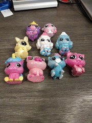 Tic Tac Toy XOXO Blip Friends Glitter Figures & Pets – LOT See Pictures) 9 Total