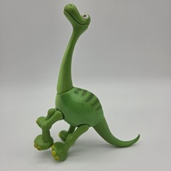 Disney Pixar The Good Dinosaur Arlo Green Toy 7.5” Figure Articulated By TOMY