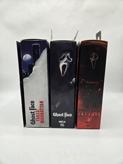 Lot Of (3) Neca Ghostface Ultimate: Manhattan 2023, Inferno Comic-Con Full Set
