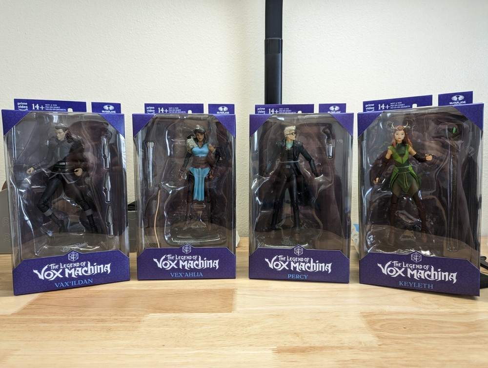 McFarlane Critical Role 7″ Action Figure Lot of 4 Legend of Vox Machina NEW