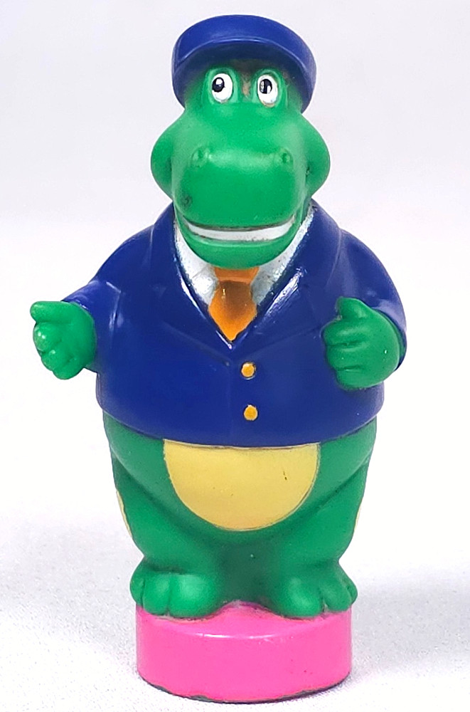 Green Dinosaur Baby Genius Sing along Bus Driver Dragon 3″ Figure Toy