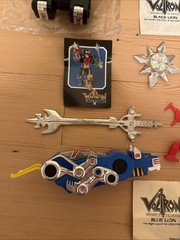 Vintage 1984 Voltron Panosh Place Green Blue Red Yellow Black Lion In Box Rare