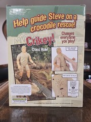 Steve Irwin Talking Action Figure 9″ Wildlife Adventure Crocodile Hunter NEW BOX