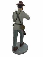 7″ Civil War Confederate Soldier with Musket Resin Figure New