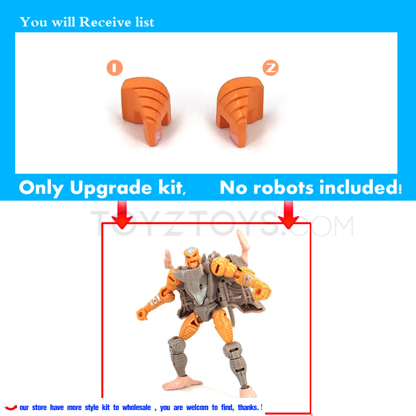 Thigh Fill blank Upgrade For War Cybertron Kingdom Rattrap Leg Fill Parts 3D DIY