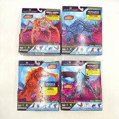 MonsterVerse TITANUS SCYLLA + FROST VARK + ION DRAGON + GODZILLA Action Figures