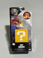 Jakks Pacific Super Mario Bros Movie Cat Mario 1.25 in Mini Figure%