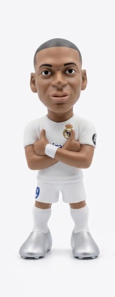 Kylian Mbappe Real Madrid No 9 Mini Action Figure Football Soccer Toy Figurine