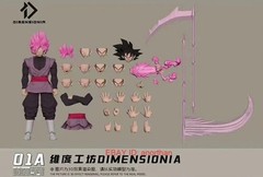 DIMENSIONIA 01A God Defier Goku Black 1/12 Scale Action Figure In Stock