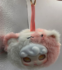 Domi PinPin World Series Bear Half & Half Blind Box Vinyl Face Earphone Pouch