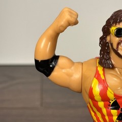 Hasbro WWF Adam Bomb Series 11 Wrestling Action Figure 1994 WWE Green Card Loose