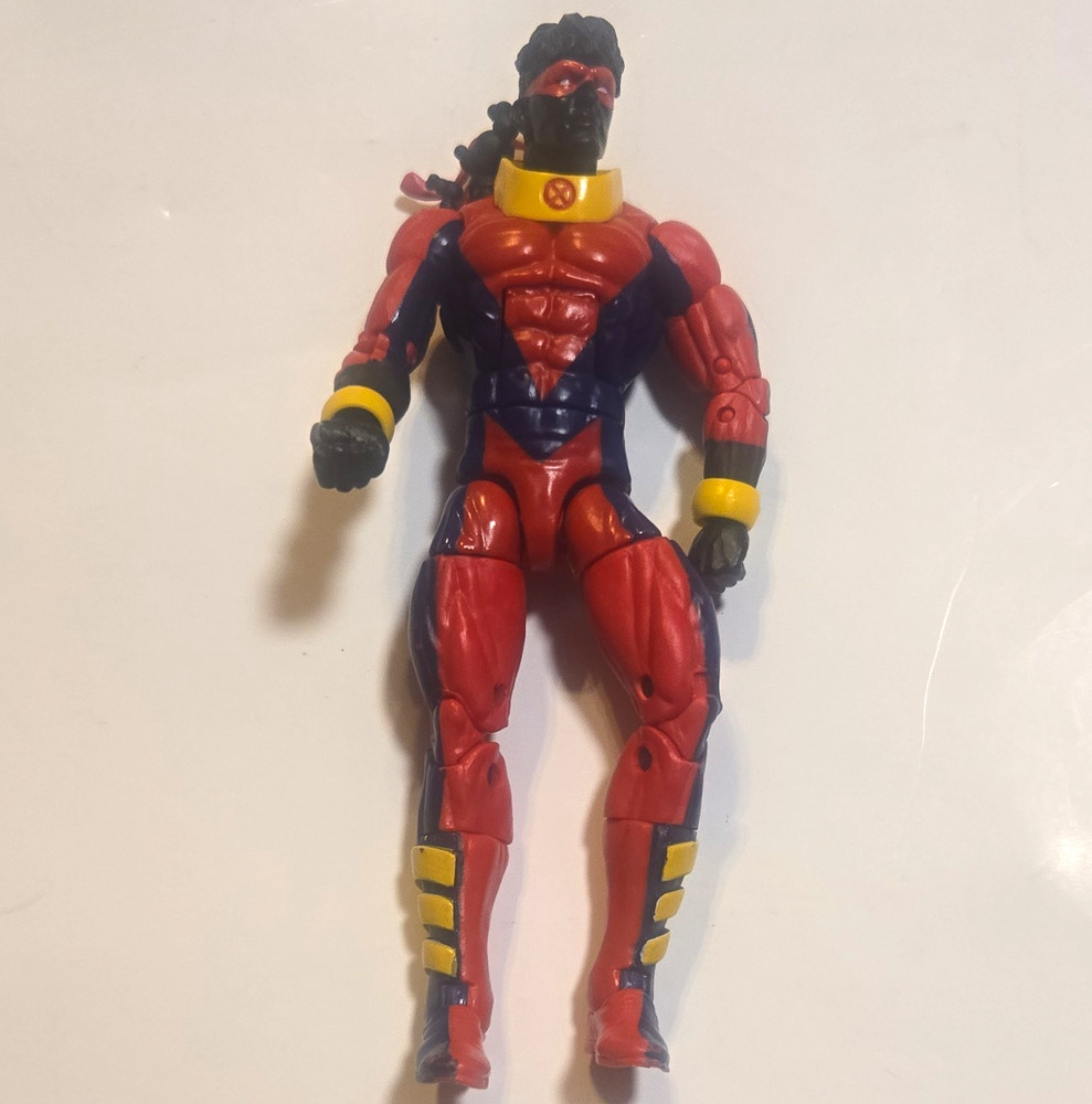 Marvel Legends X-Force Sunspot Action Figure 2020 Red Blue Yellow Black Plastic