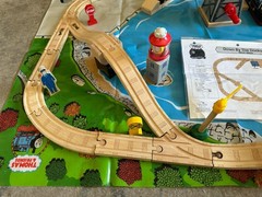 Learning Curve Wooden Thomas Train Down By The Docks Set! VGUC! Extras